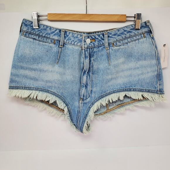 Anthropologie Pilcro pitched micro denim shorts Multiple Sizes 29,30,31 NWT - Picture 3 of 12